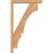 Ekena Millwork Balboa Block Smooth Bracket w/ Offset Brace, Western Red Cedar, 3 1/2"W x 18"D x 30"H BKT0402X18X30BOA05SWR - alternate 3
